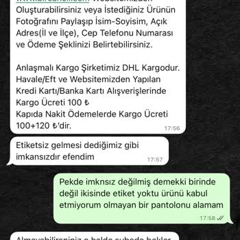İade Sürecinde Etiketsiz Ürün Reddi Ve Geri Dönüşsüz İletişim