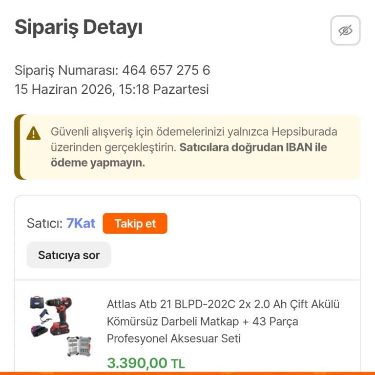 Hepsiburada 43 Parçalı Aksesuar Seti Eksik, Talebim Reddedildi