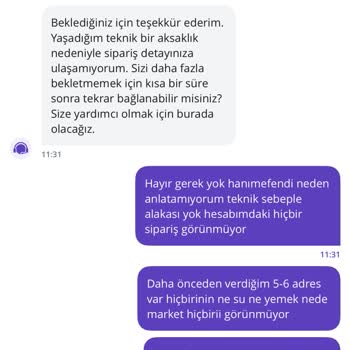 Geçmiş Siparişler Görünmediği İçin Boş Damacana İadesi Ve Depozito Geri Ödemesi Çözülmedi