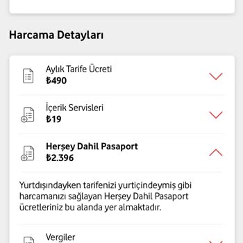 Talep Edilmeyen Pasaport Paketi Ve Yüksek Fatura Şikayeti