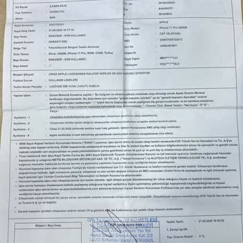 İade Yerine Değişim Talebi: Arızalı İphone 17 Pro’nun Sıfır Telefonla Değiştirilmesini İstiyorum