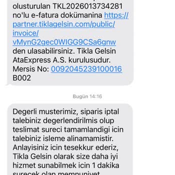 Yanlış Şubeden İptalim Reddedildi, 300 TL İade Talebim Kabul Edilmedi