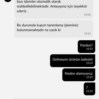 McDonald’s Siparişlerinde Sürekli Eksik Ürün Ve İade Reddi Şikayeti