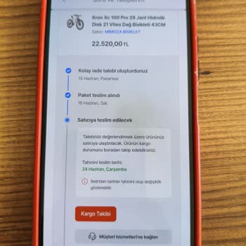 Hepsiburada’dan Yanlış Ürün Gönderimi Ve Geri Dönüş Kargosunun Afyon’da Uzun Süre Beklemesi