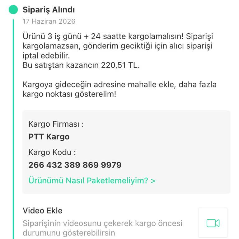 Satış Tutarı Beklenenden Düşük Eksik Ödeme Talebi