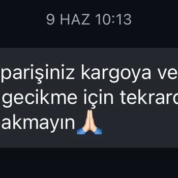 Siparişim Gönderilmedi Ve İade İstiyorum