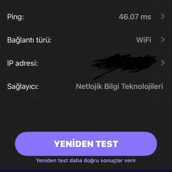 Taahhüt Edilen 100 Mbps Hızı Alamama Şikayeti