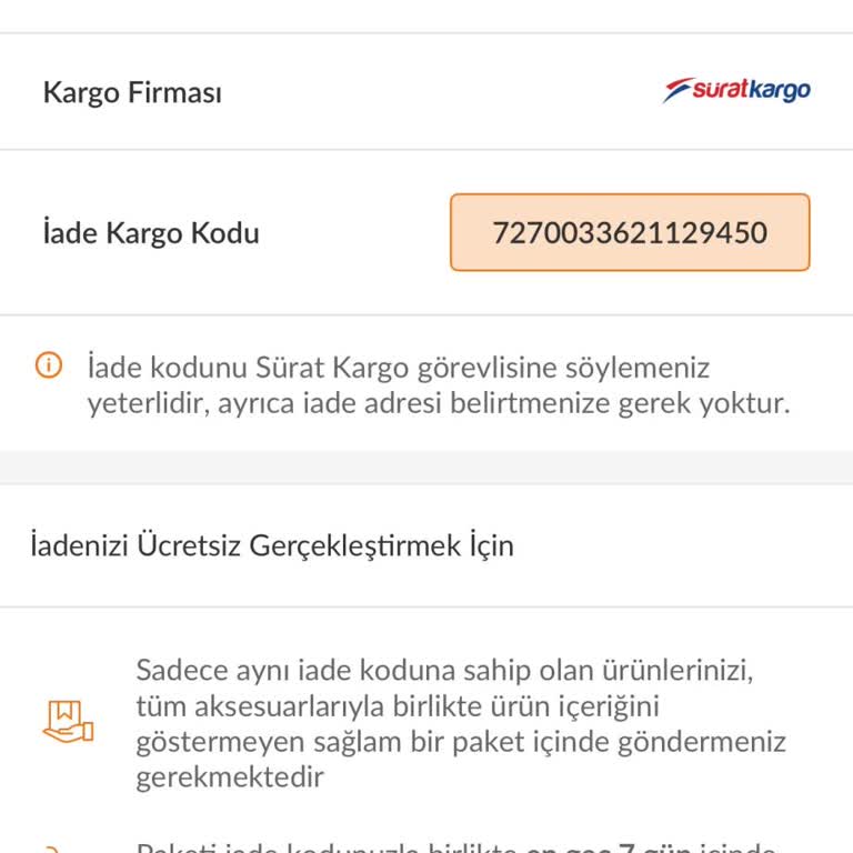 Trendyol'da Uyumsuz Tablet Kılıfı İadesinde Kargo Teslimatı Sorunu
