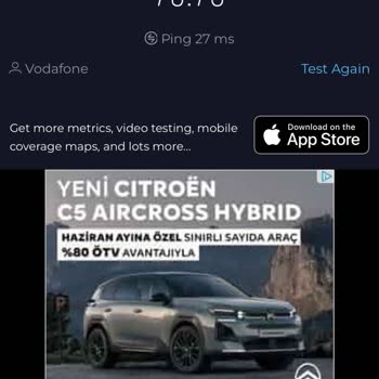 Kayseri Kocasinan’da Vodafone İnternetinde Sürekli Kopma Ve Hız Düşüşü