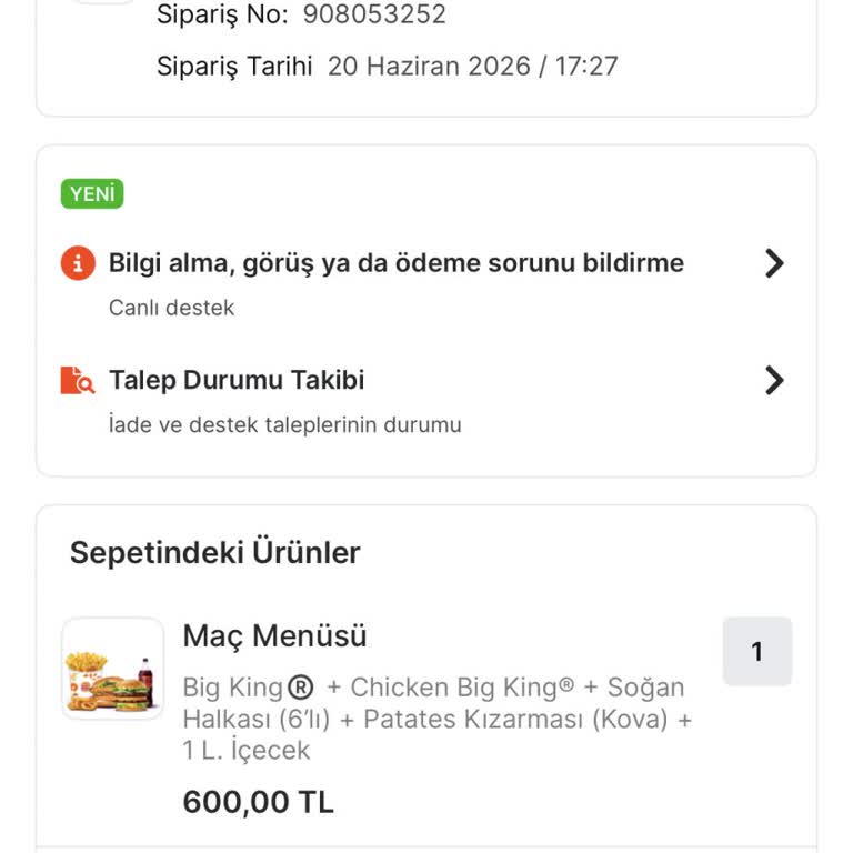 Migros Yemek'te Sürekli Yanıltıcı İptaller Ve Eksik Gönderimler Güvenimi Sarsıyor