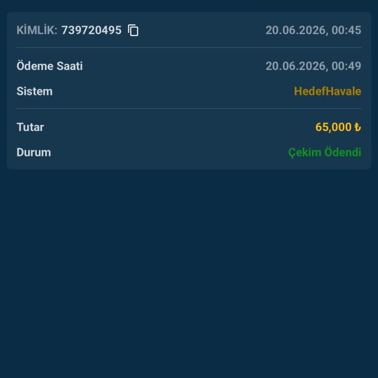 Hedefbet Garanti Bankası Çekimim 65.000 TL Hesaba Yansımadı, Canlı Destekte Çözüm Yok