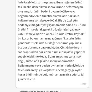 65 Bin TL'lik Gelinlik İadesi Haksız Red Ve Müşteri Mağdur Oldu