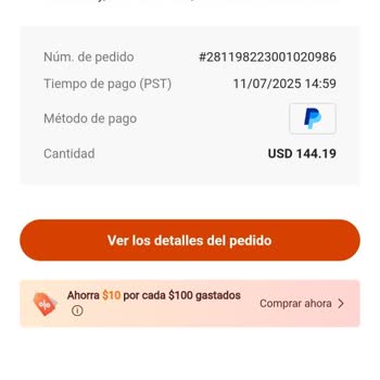 Producto incorrecto enviado por Alibaba, exijo devolución de mi dinero