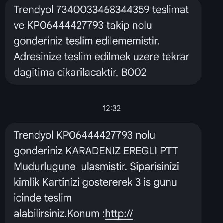 Kargo Teslimatı Gerçekleşmeden Şubeye Bırakılıyor