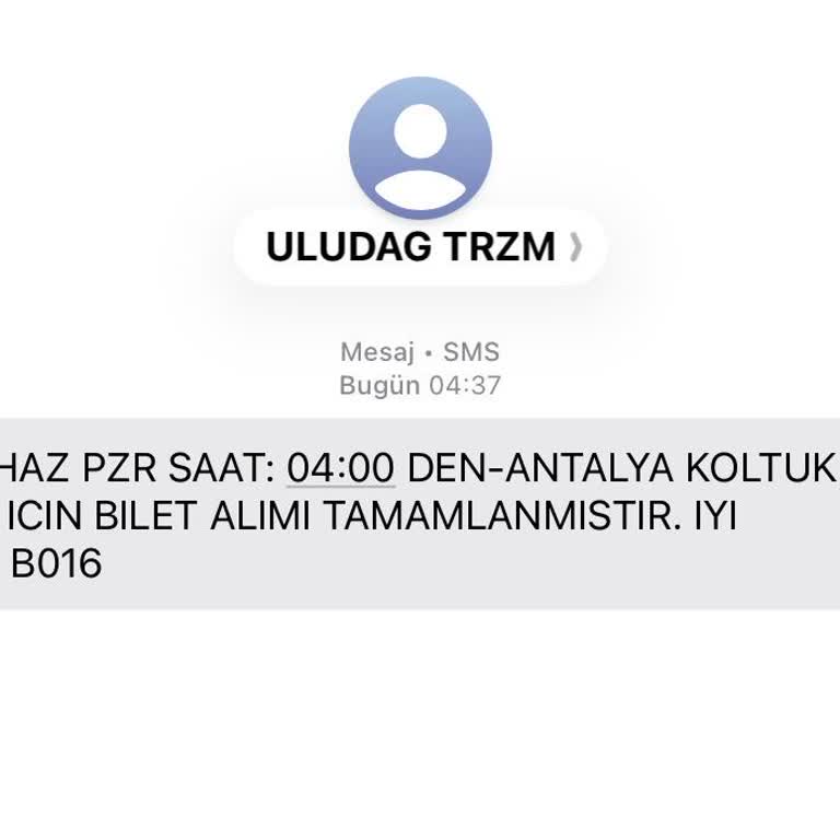 Uludağ Turizm Yaşadığım Mağduriyet