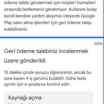 Google Play İzinsiz Tekrarlanan Ücret Kesintileri Ve Geri Ödeme Talebi