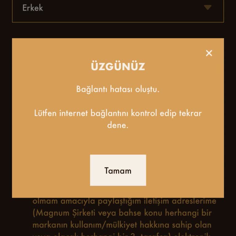 Magnum Uygulamasında Bağlantı Sorunu Ve Kişisel Veri Güvenliği Endişesi