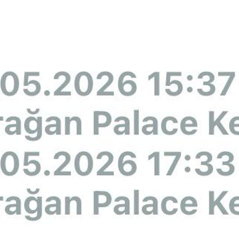 Çırağan Palace Kempinski HGS Hatalı Tahsilatları