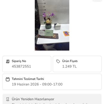 Çiçek Sepeti İlk Reddettiğim Görseldeki Orkideyi Teslim Etmişler