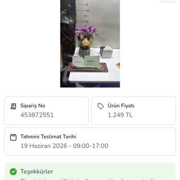 Çiçek Sepeti İlk Reddettiğim Görseldeki Orkideyi Teslim Etmişler