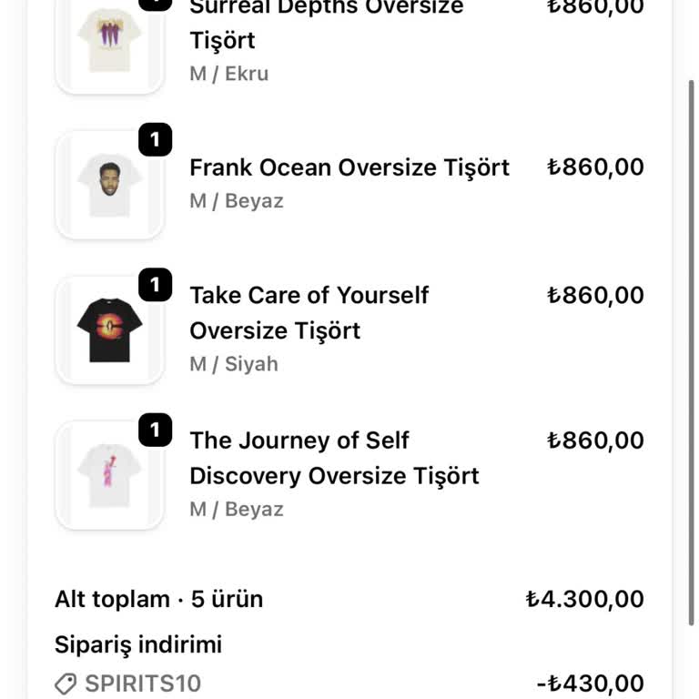 Büyük T‑Shirtler İçin İade Talebine Yanıt Almama Ve Geciken Ödeme