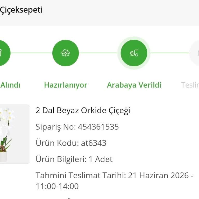 Çiçek Sepeti Teslimat Gecikmesi ve Yanıltıcı Kurye Açıklaması