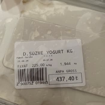 Anpa Gross Market Yanlış Etiket Sorunu