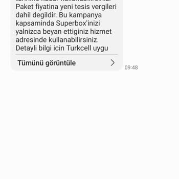 1200 TL Superbox Paketi İçin Ek Vergi Şikayeti