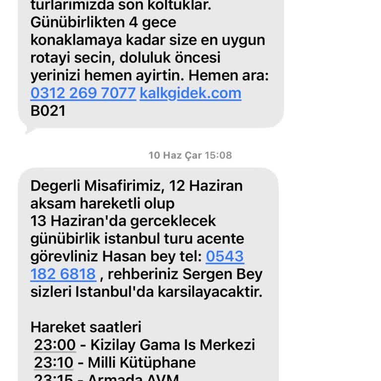 Kalk Gidek Turizm Organizasyon ve Saygı Sıfır