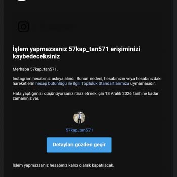 Instagram Hesabım Açıklama Olmadan Sürekli Askıya Alınıyor