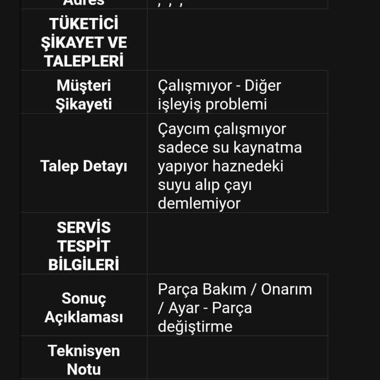 Karaca Çaysever 4 İn 1 Pro Sürekli Arızalı