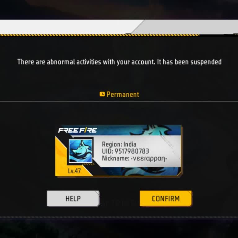 Free Fire Suspended My Account Even Though I Never Used Cheats