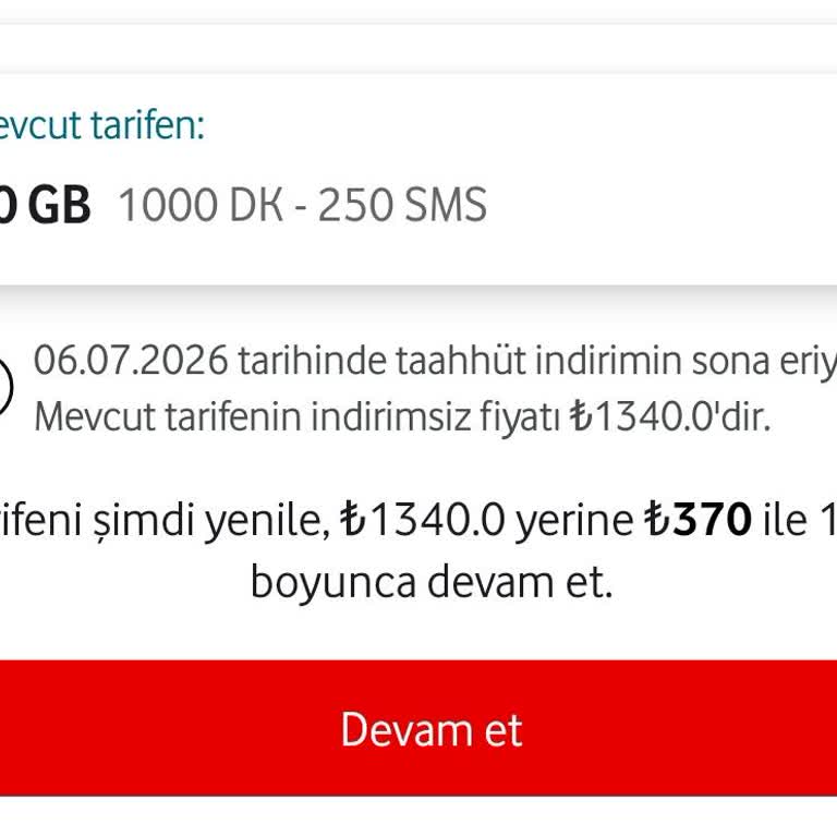 Emekli Müşteri Aynı Ücretle Tarife Yenileme Talep Ediyor