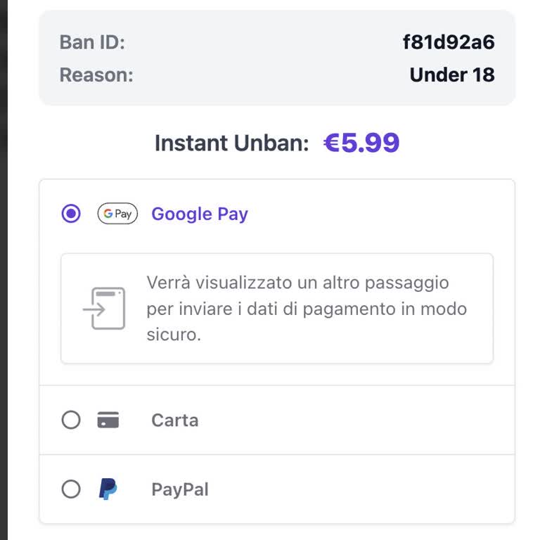 I Need Umingle to Remove a False Ban Triggered by F12