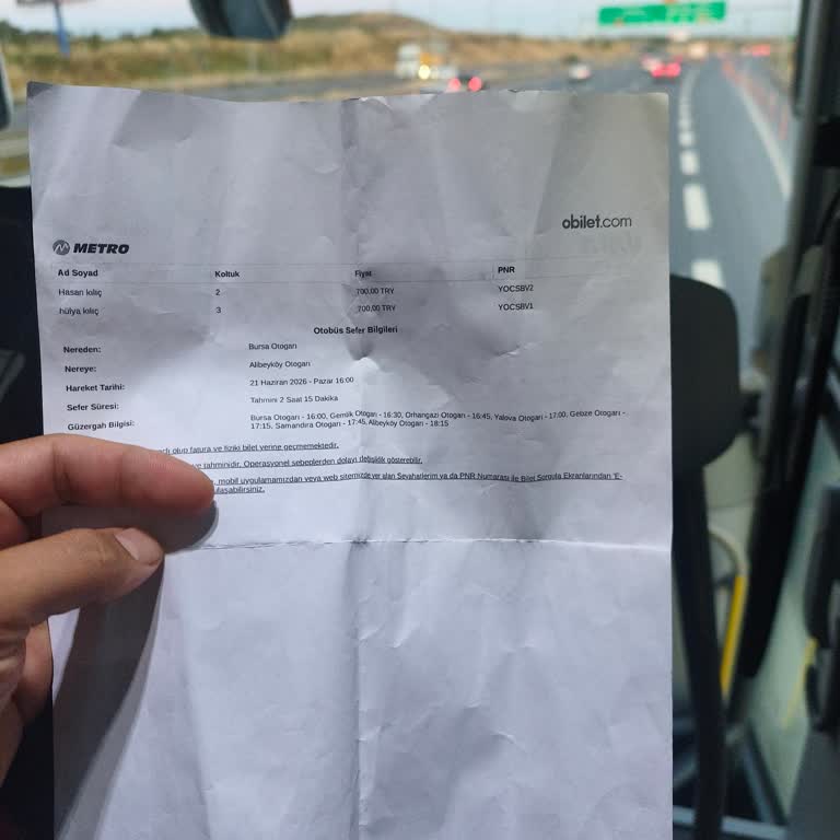Metro Turizm Otobüsünde Uzun Gecikme Ve Tecrübesiz Sürücü Nedeniyle Güven Sorunu