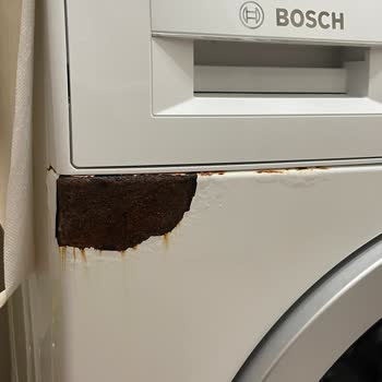 Bosch WAT24S80TR Çamaşır Makinesinde Erken Düzeyde Korozyon Ve Gizli Ayıp