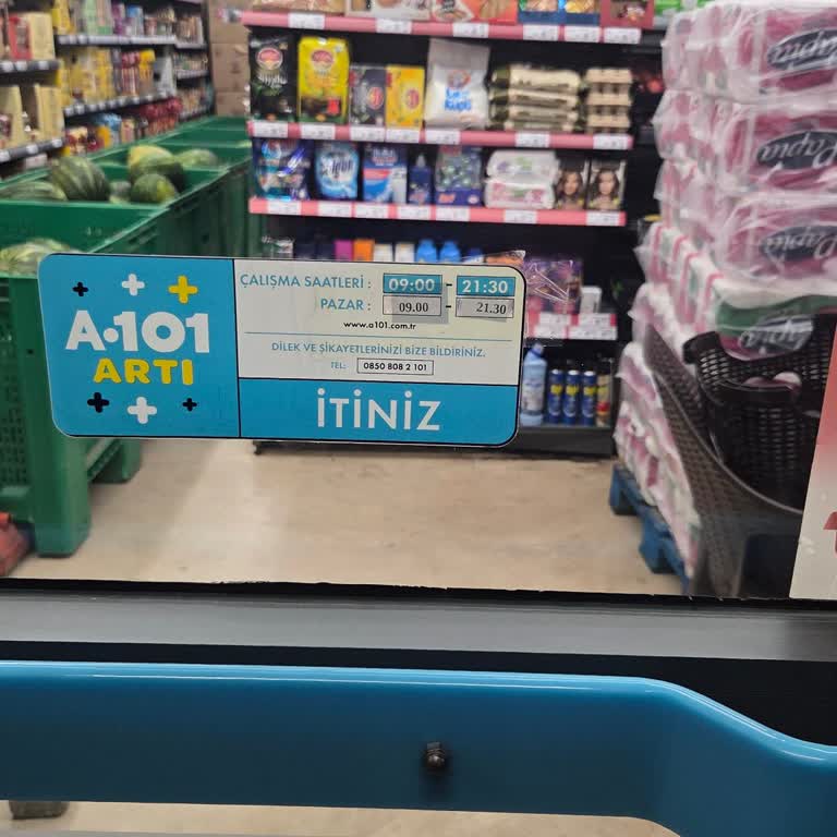 A101 Kısıklı Şubesinde Çalışma Saatlerine Uymama