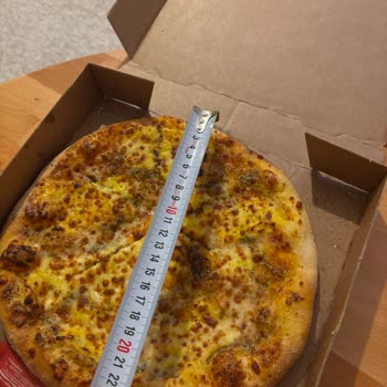 Siparişte Yanlış Pizza Boyutu