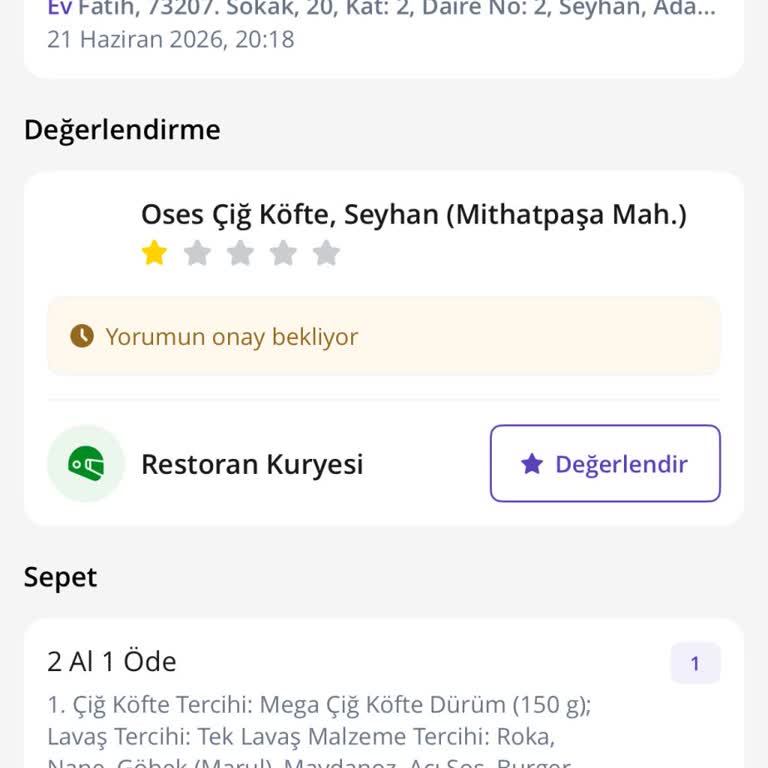 İptal Edilemeyen Yanlış Sipariş Ve Haksız Ücret Kesintisi