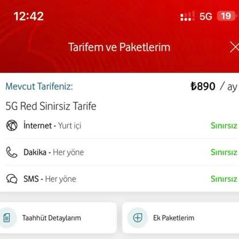 5G Red Sınırsız 890 TL Tarife Değişikliği İçin Müşteri Hizmetlerinden Yardım Alınamaması