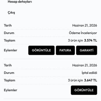 Garajduragi.com Sipariş 161035 Ödeme Onayı Gelmedi, İletişim Sorunları Ve İade Talebi