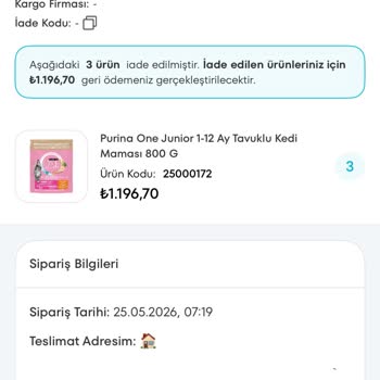 A101'den Sipariş İade Edildi, Para Kayıp Hediye Kartına Yüklendi Ve Ücretime Erişemiyorum