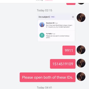 Hello You Voice Jet Blacklisted My YoHo ID "9911id" for Three Months With No Reason