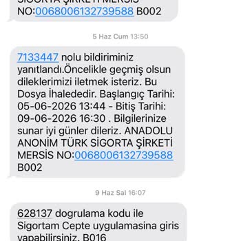Anadolu Sigorta'dan Araç Pert Ödemesinin Uzun Süre Gecikmesi Ve Düşük Teklif