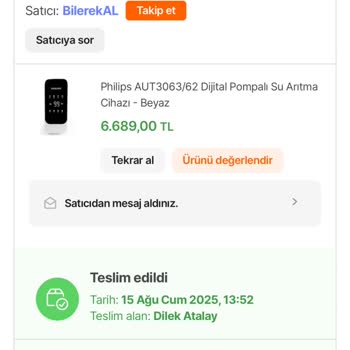 Tekrarlayan Arıza Ve Uzun Süreli Susuz Kalan Su Arıtma Cihazı Mağduriyeti