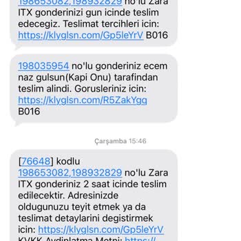 Zara’da Ayakkabı Ve Pantolonun Kargoda Kaybolması Ve Bilgilendirme Eksikliği