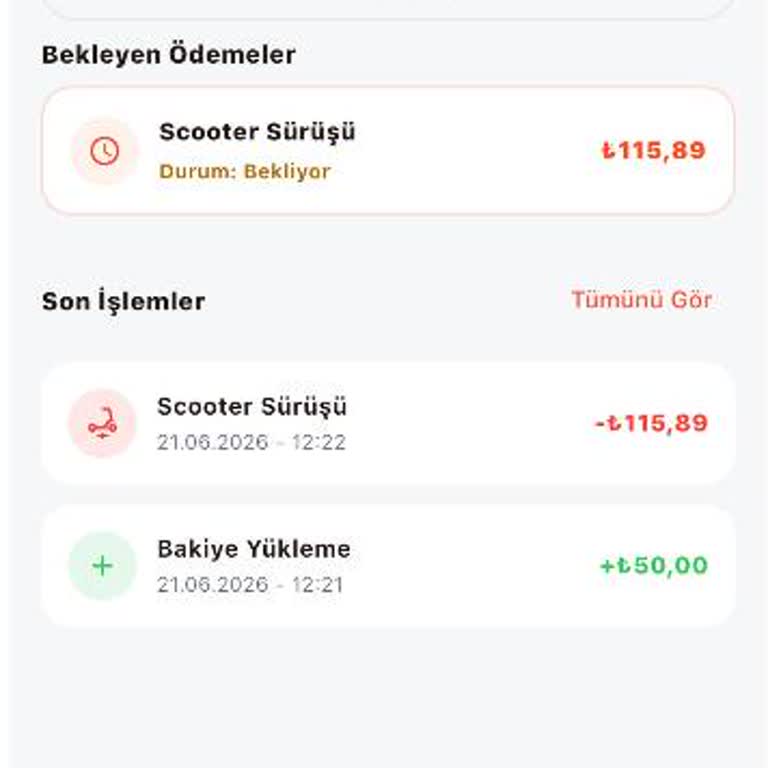 Botbot Scooter Uygulamasında Sürüşü Bitirememe Ve Fazla Ücret İadesi Talebi