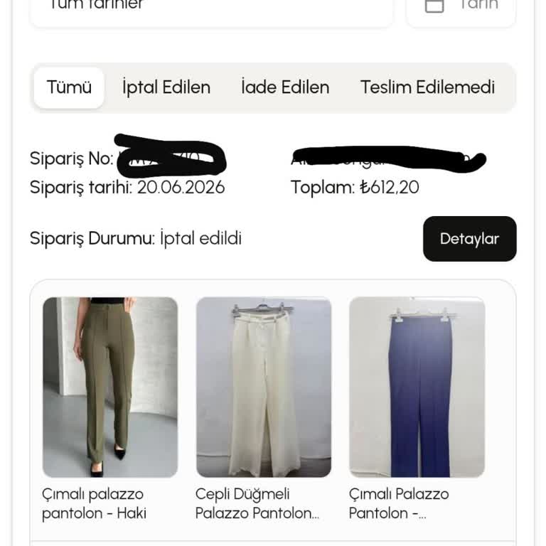 Hepsimoda Sipariş İptali Sonrası İade İşlemi Gerçekleşmedi