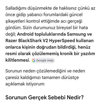 Razer Blackshark V2 Kulaklığının Samsung S24 Plus İle Bluetooth Uyumsuzluğu