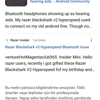 Razer Blackshark V2 Kulaklığının Samsung S24 Plus İle Bluetooth Uyumsuzluğu